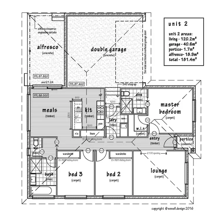 Floorplan of Homely unit listing, 2/1 Lee Way, Lloyd NSW 2650