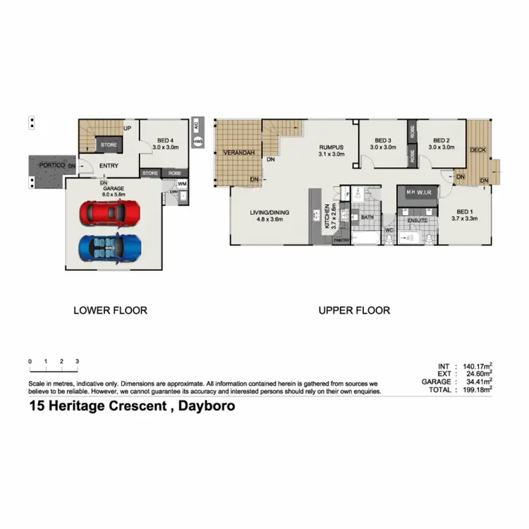 Floorplan of Homely house listing, 15 Heritage Crescent, Dayboro QLD 4521