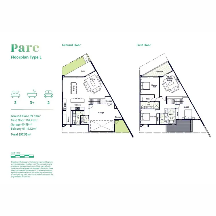 Floorplan of Homely townhouse listing, Lot 1318/1 The Cove, Safety Beach VIC 3936