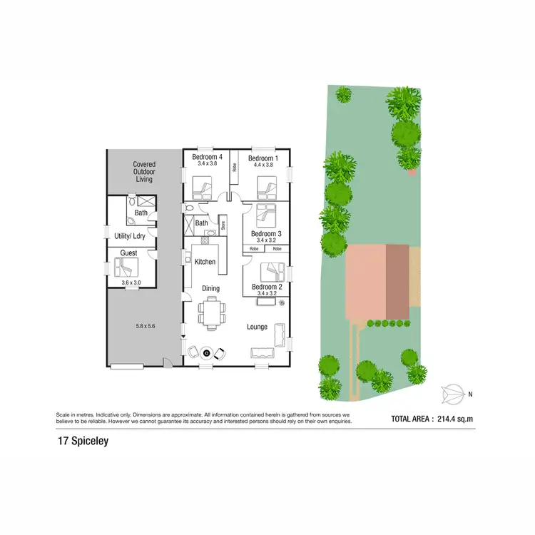 Floorplan of Homely house listing, 17 Spiceley Crescent, Heatley QLD 4814