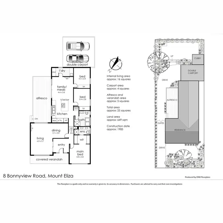 Floorplan of Homely house listing, 8 Bonnyview Road, Mount Eliza VIC 3930
