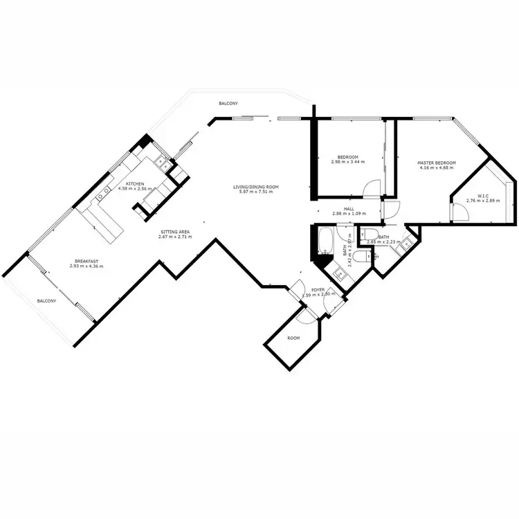 Floorplan of Homely apartment listing, 8/8 Admiralty Drive, Paradise Waters QLD 4217