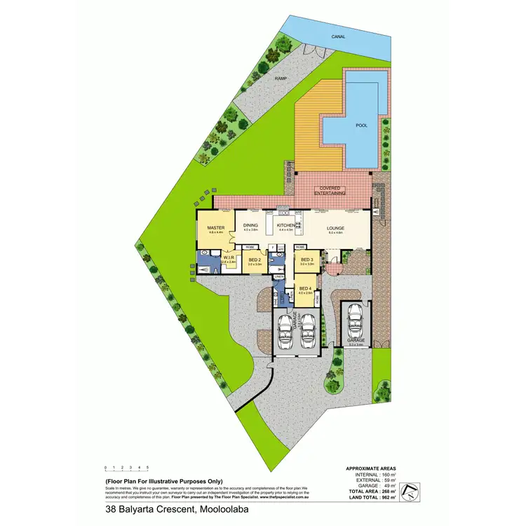 Floorplan of Homely house listing, 38 Balyarta Crescent, Mooloolaba QLD 4557
