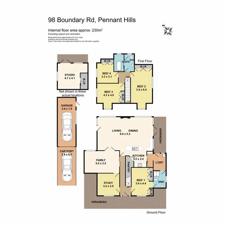 Floorplan of Homely house listing, 98 Boundary Road, Pennant Hills NSW 2120