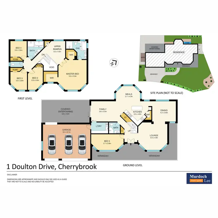Floorplan of Homely house listing, 1 Doulton Drive, Cherrybrook NSW 2126