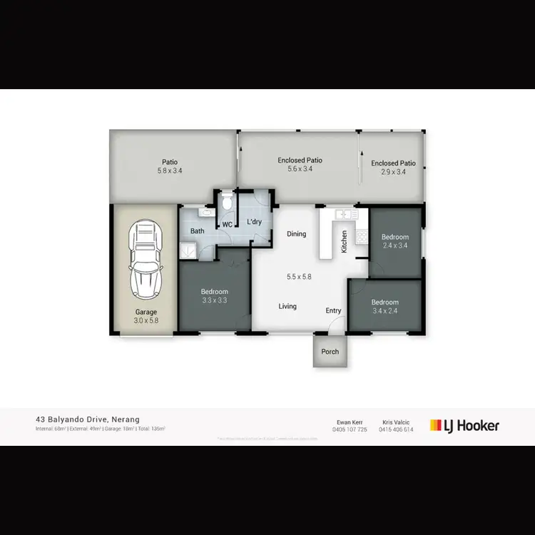Floorplan of Homely house listing, 43 Balyando Drive, Nerang QLD 4211