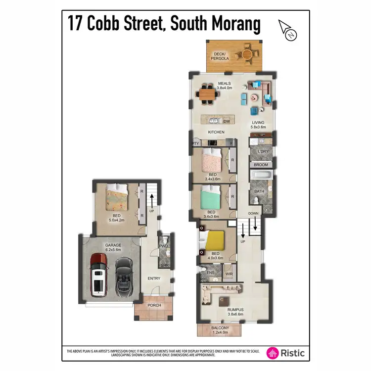 Floorplan of Homely house listing, 17 Cobb Street, South Morang VIC 3752
