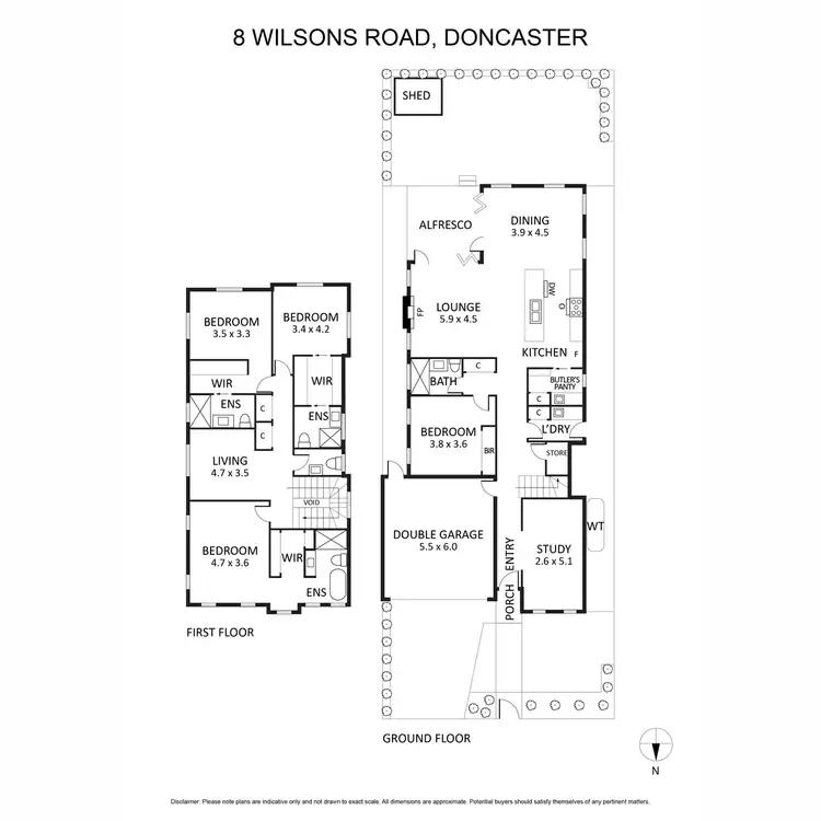 Floorplan of Homely house listing, 8 Wilsons Road, Doncaster VIC 3108