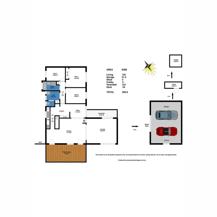 Floorplan of Homely house listing, 1 Parkgate Place, Upper Sturt SA 5156