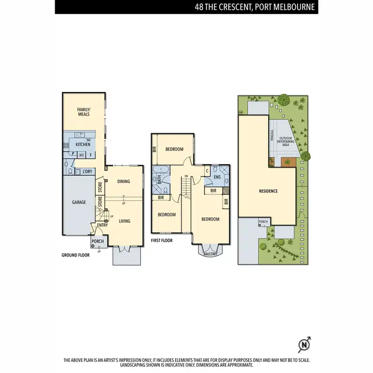 Floorplan of Homely house listing, 48 The Crescent, Port Melbourne VIC 3207