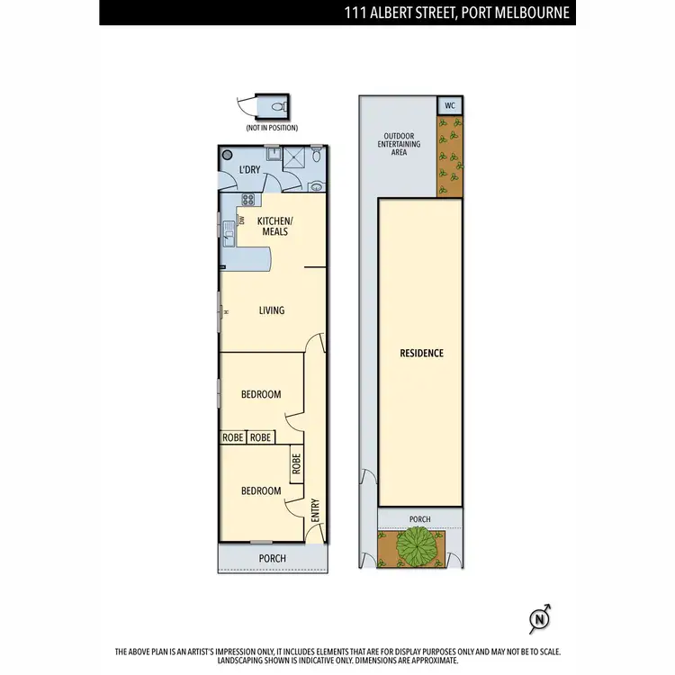Floorplan of Homely house listing, 111 Albert Street, Port Melbourne VIC 3207