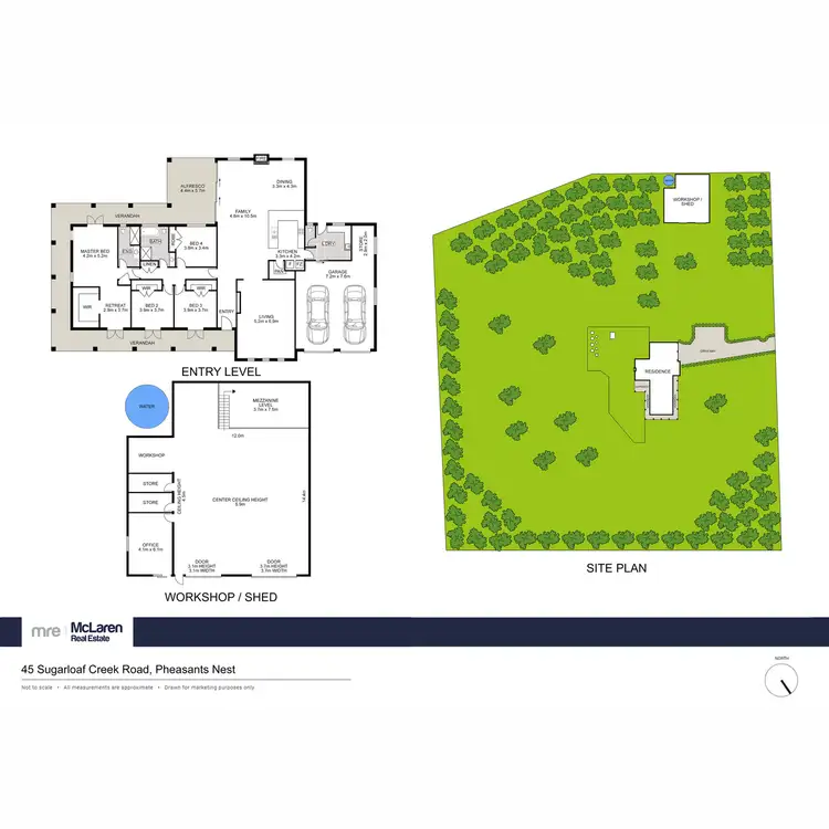 Floorplan of Homely house listing, 45 Sugarloaf Creek Road, Pheasants Nest NSW 2574