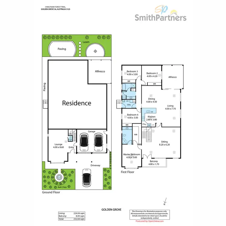 Floorplan of Homely house listing, 3 Waltham Forest Trail, Golden Grove SA 5125