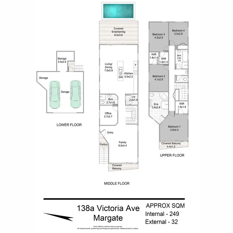 Floorplan of Homely house listing, 138A Victoria Avenue, Margate QLD 4019