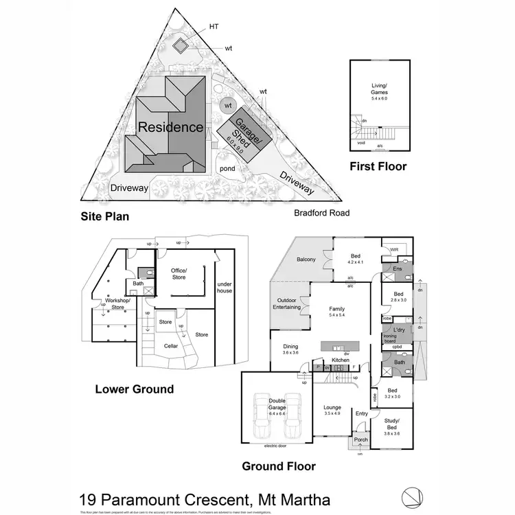 Floorplan of Homely house listing, 19 Paramount Crescent, Mount Martha VIC 3934