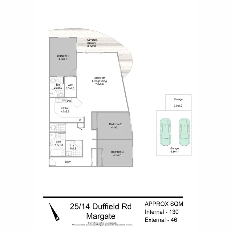 Floorplan of Homely apartment listing, 25/14-20 Duffield Road, Margate QLD 4019