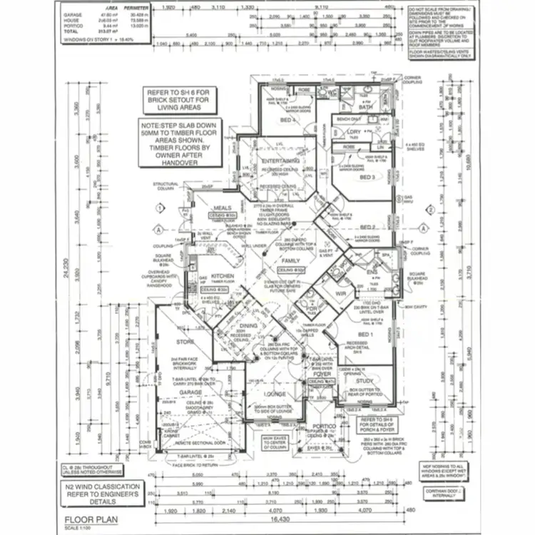 Floorplan of Homely house listing, 1 Strathpine Chase, Landsdale WA 6065