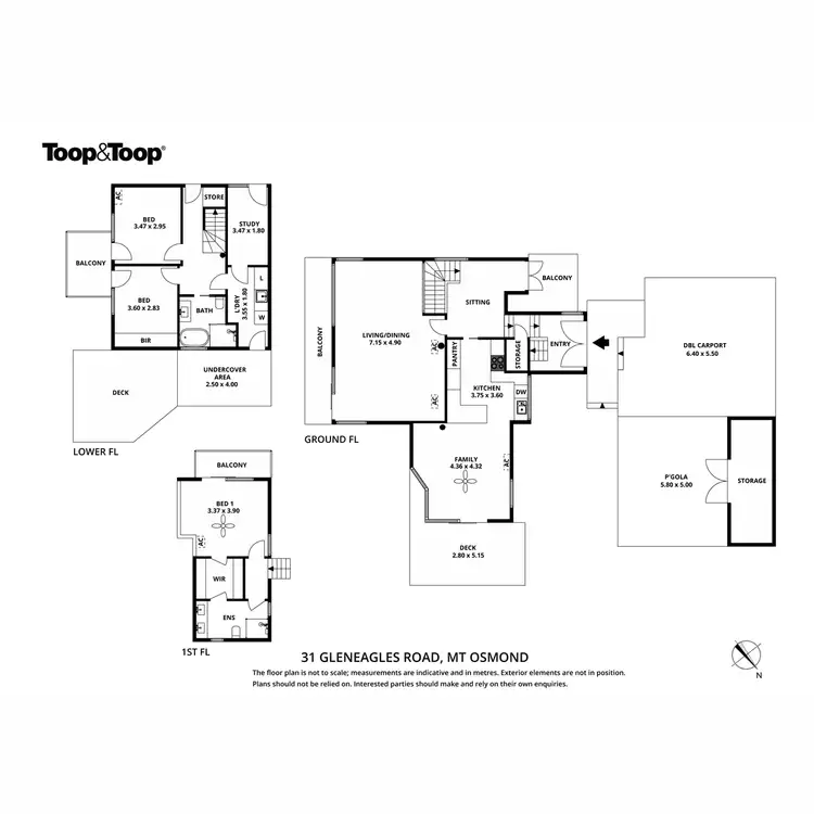 Floorplan of Homely house listing, 31 Gleneagles Road, Mount Osmond SA 5064
