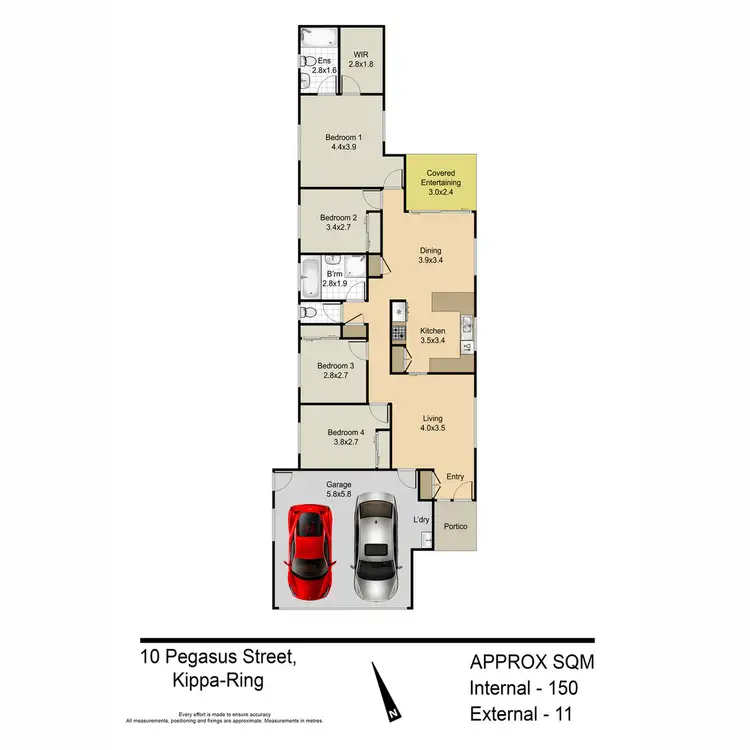 Floorplan of Homely house listing, 10 Pegasus Street, Kippa-ring QLD 4021