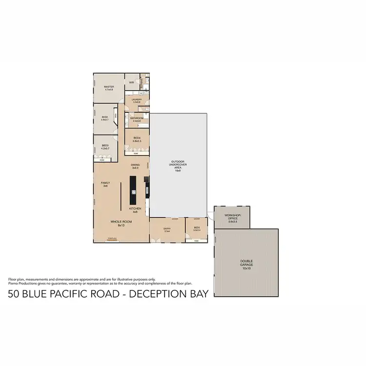Floorplan of Homely rural property listing, 50 Blue Pacific Road, Deception Bay QLD 4508