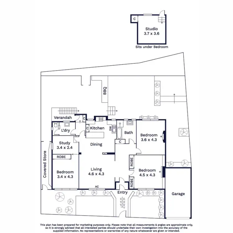 Floorplan of Homely house listing, 2 Jewell Crescent, Brunswick West VIC 3055