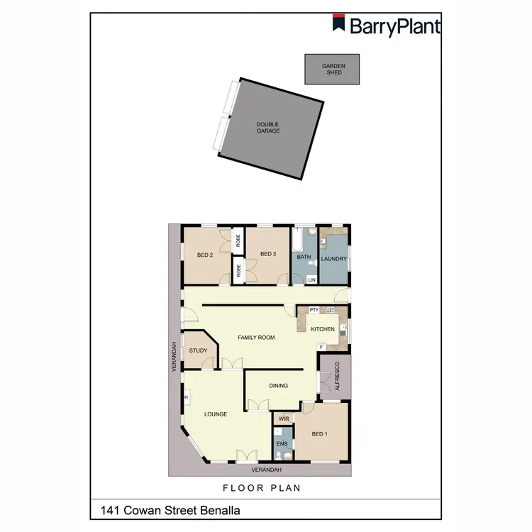 Floorplan of Homely house listing, 141-143 Cowan Street, Benalla VIC 3672