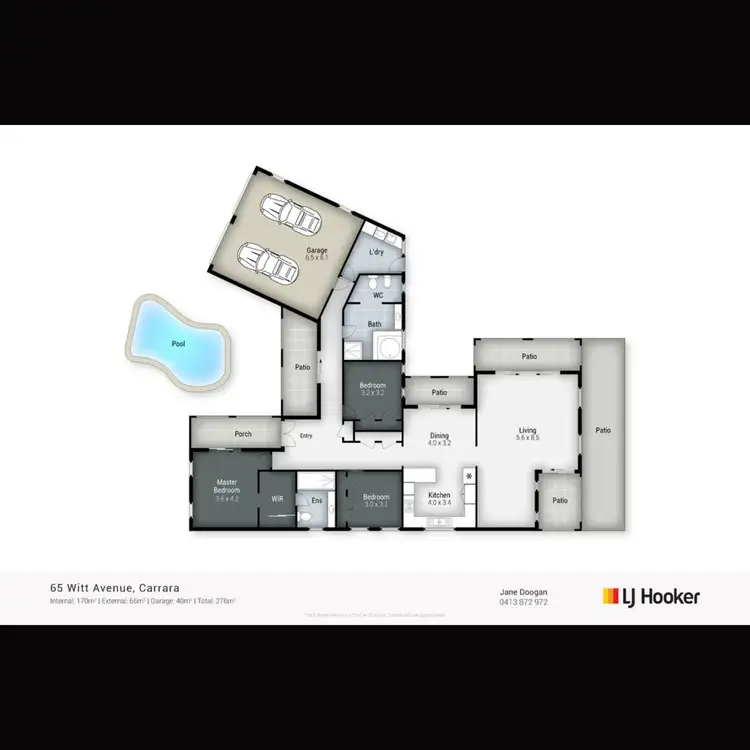 Floorplan of Homely house listing, 65 Witt Avenue, Carrara QLD 4211