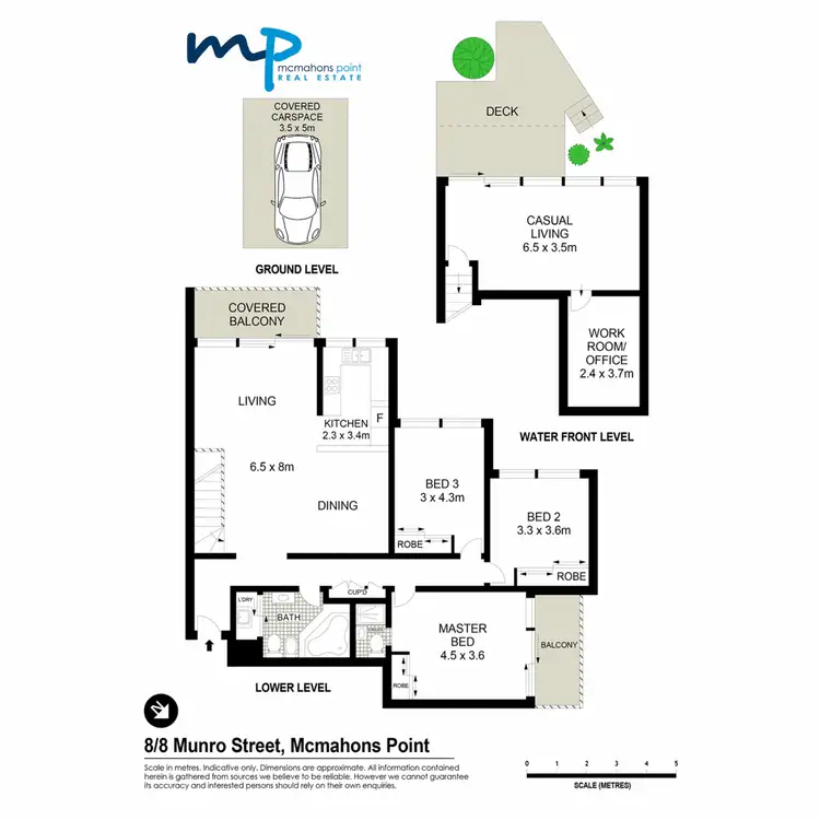 Floorplan of Homely apartment listing, 8/8 Munro Street, Mcmahons Point NSW 2060