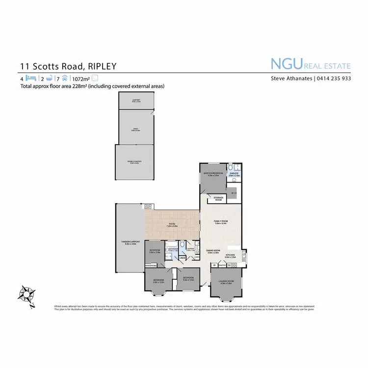 Floorplan of Homely house listing, 11 Scotts Road, Ripley QLD 4306
