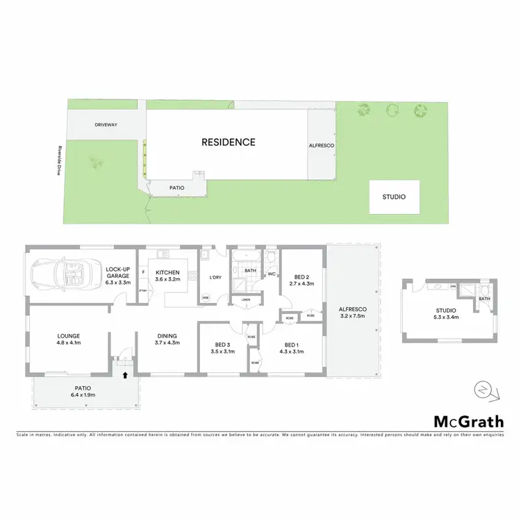 Floorplan of Homely house listing, 9 Riverside Drive, West Ballina NSW 2478