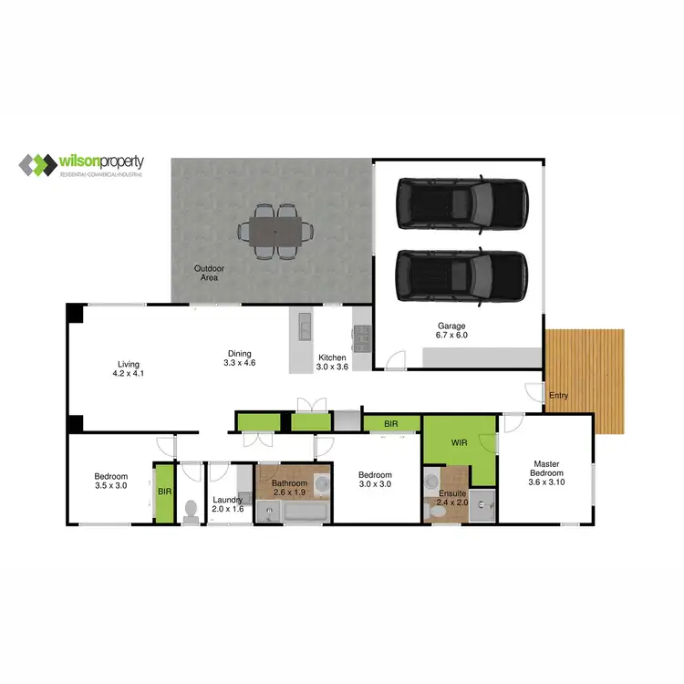 Floorplan of Homely house listing, 18 Newry Drive, Traralgon VIC 3844