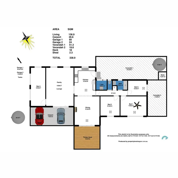 Floorplan of Homely house listing, 108 Fernhurst Road, Cherryville SA 5134