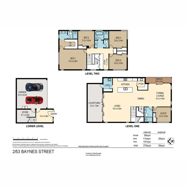 Floorplan of Homely house listing, 2/53 Baynes Street, Highgate Hill QLD 4101