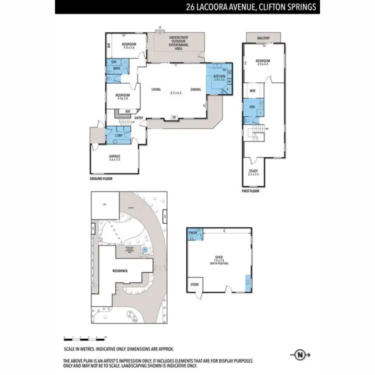 Floorplan of Homely house listing, 26 Lacoora Avenue, Clifton Springs VIC 3222