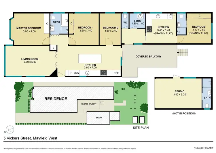 Floorplan of Homely house listing, 5 Vickers Street, Mayfield West NSW 2304