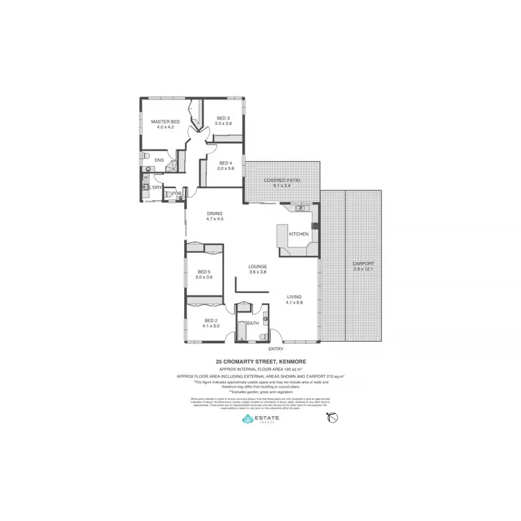 Floorplan of Homely house listing, 25 Cromarty Street, Kenmore QLD 4069