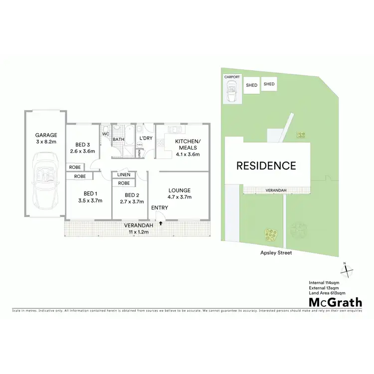 Floorplan of Homely house listing, 11 Apsley Street, West Ballina NSW 2478