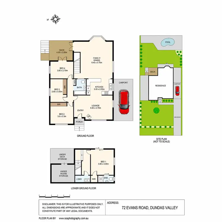 Floorplan of Homely house listing, 72 Evans Road, Dundas Valley NSW 2117