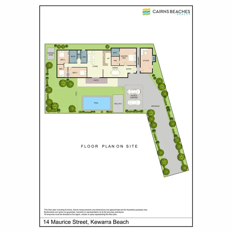 Floorplan of Homely house listing, 14 Maurice Street, Kewarra Beach QLD 4879