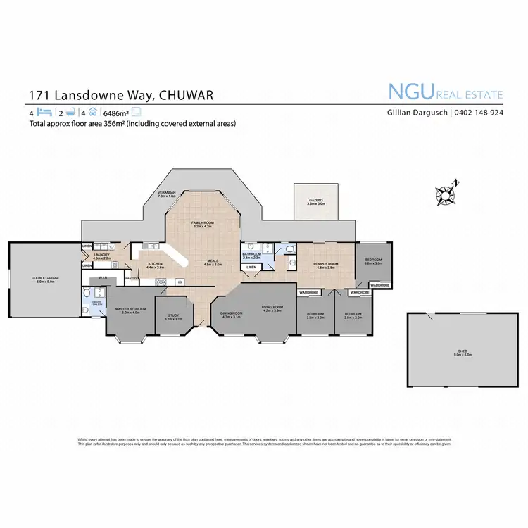 Floorplan of Homely house listing, 171 Lansdowne Way, Chuwar QLD 4306