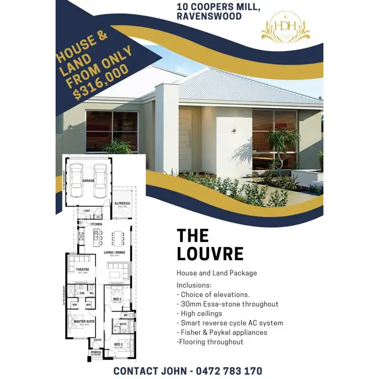 Floorplan of Homely land listing, 10 Coopers Mill Way, Ravenswood WA 6208