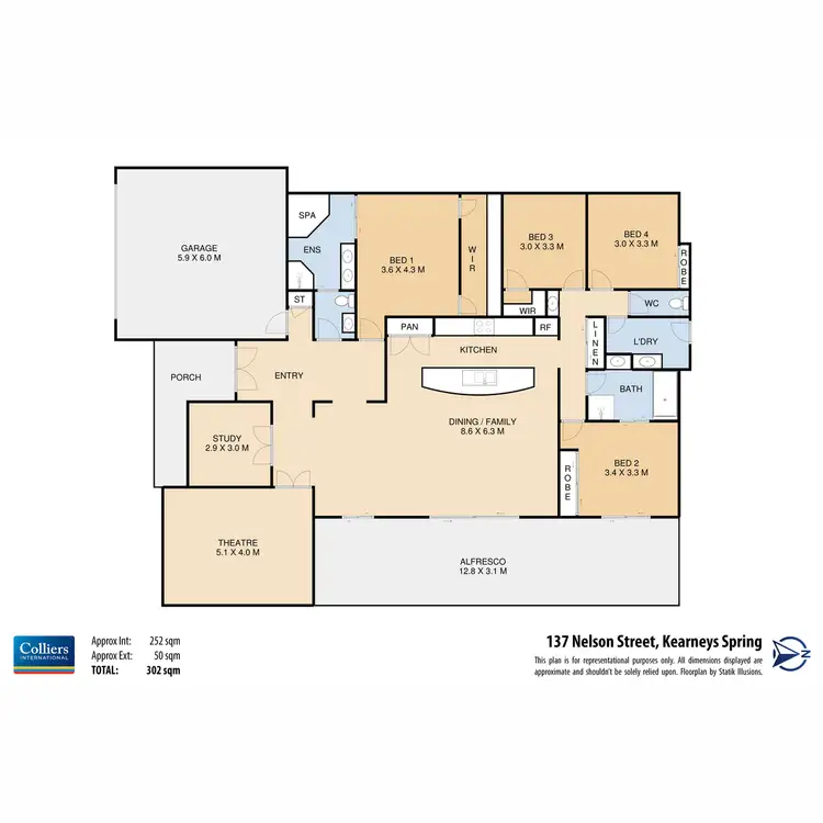 Floorplan of Homely house listing, 137 Nelson Street, Kearneys Spring QLD 4350