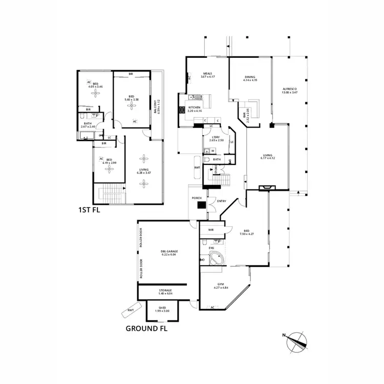 Floorplan of Homely house listing, 15 Nareeda Way, West Lakes SA 5021