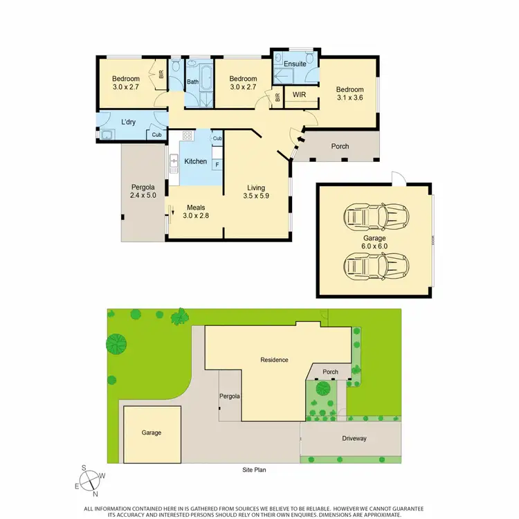 Floorplan of Homely house listing, 45 Herbert Road, Carrum Downs VIC 3201