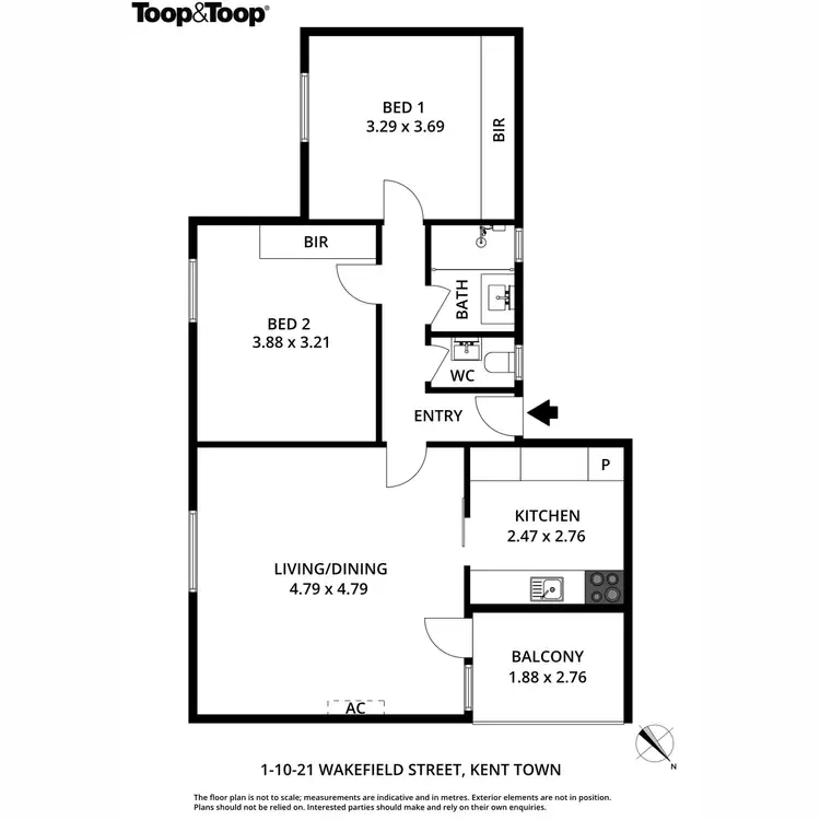 Floorplan of Homely block of units listing, 1-10/21 Wakefield Street, Kent Town SA 5067