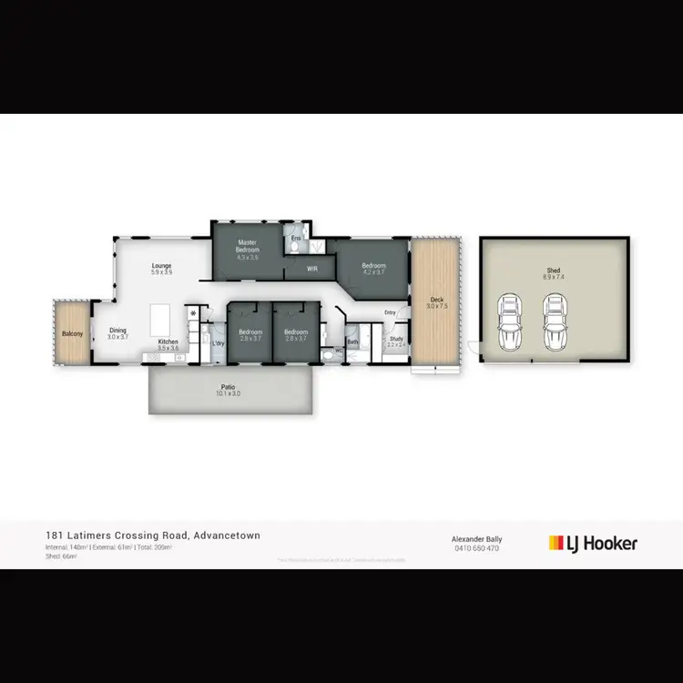 Floorplan of Homely house listing, 181 Latimers Crossing Road, Advancetown QLD 4211