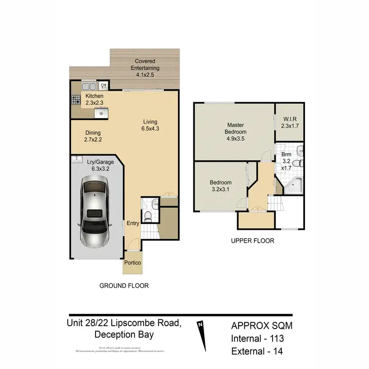 Floorplan of Homely townhouse listing, 28/14-22 Lipscombe Road, Deception Bay QLD 4508