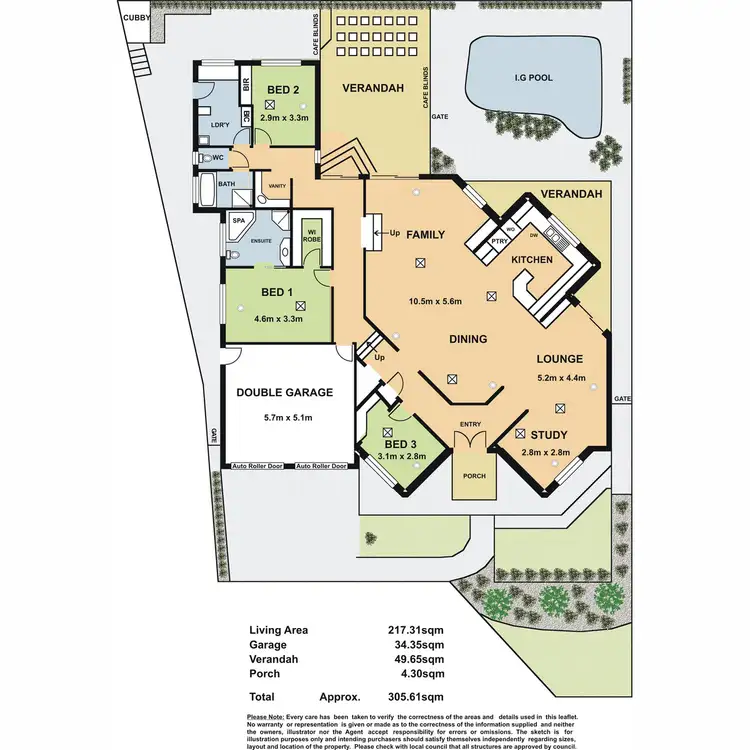 Floorplan of Homely house listing, 9 Hammersmith Place, Golden Grove SA 5125