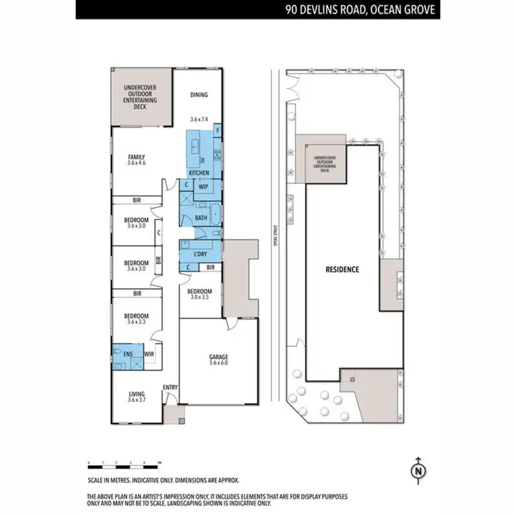 Floorplan of Homely house listing, 90 Devlins Road, Ocean Grove VIC 3226
