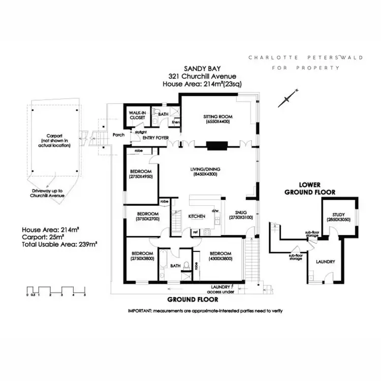 Floorplan of Homely house listing, 321 Churchill Avenue, Sandy Bay TAS 7005